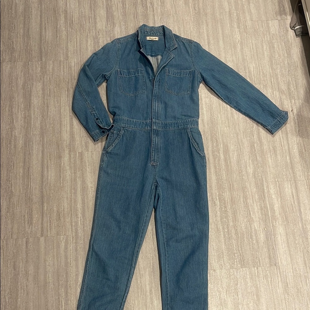 Blue Denim Jumpsuit